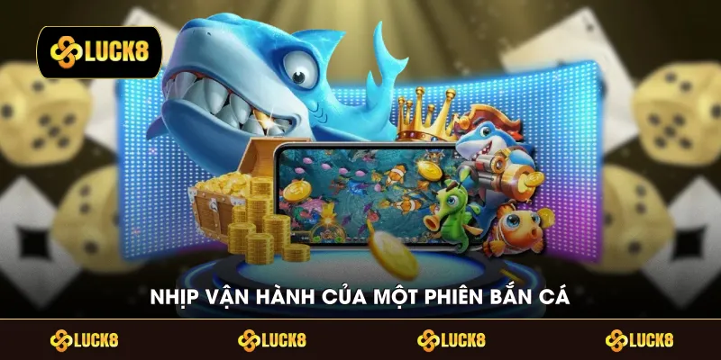  Nhịp vận hành của một phiên bắn cá